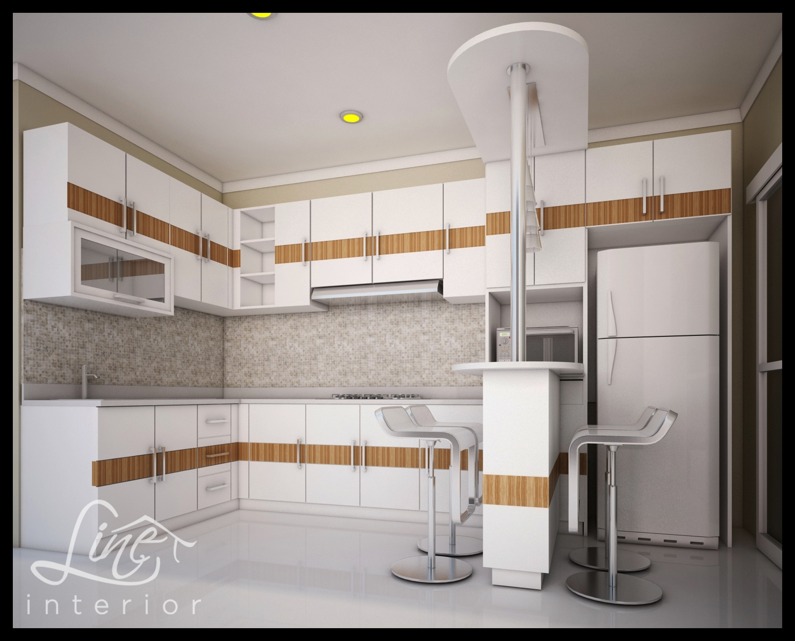  Desain  Dapur  Dengan Kompor  Gas Tanam  Interior Rumah 