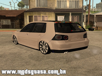 Vw Golf GTI 2008 Sticker Bombs para GTA San Andreas