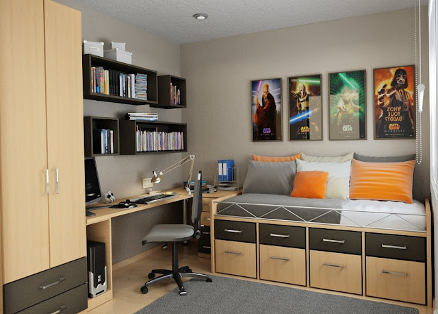 Home Office Bedroom Design Ideas