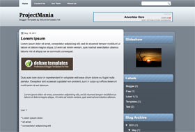 ProjectMania Blogger Template