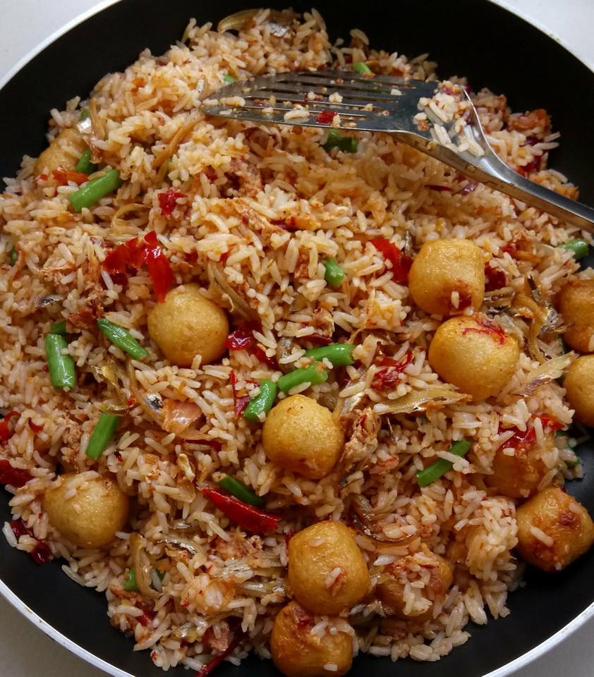 Sarapan bersama nasi goreng cili kering - Dari Dapur Kak Tie