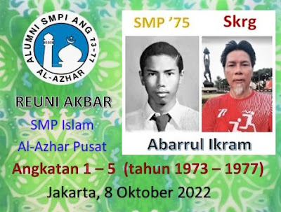Badge Abarrul Ikram Alumni SMPI Al-Azhar '75 dan Skrg 2022