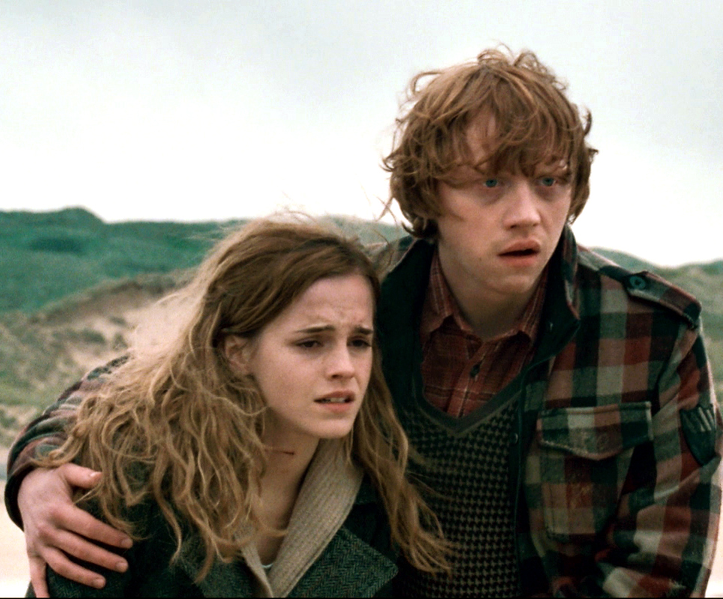 harry potter 7 movie ron and hermione. harry potter 7 movie ron and