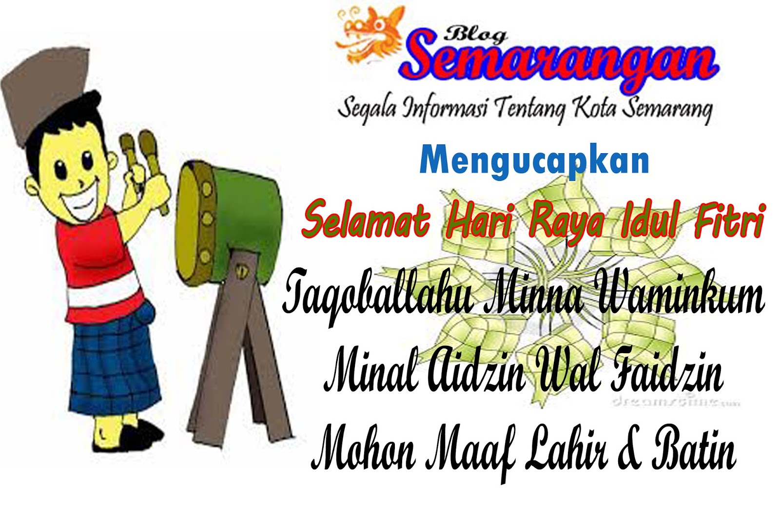 SMS Lebaran Bahasa Jawa Semarangan  SEMARANGAN