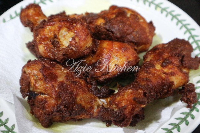 Ayam: resepi ayam goreng rempah azie kitchen