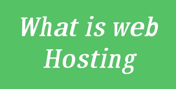 What is web hosting 