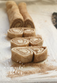 Slicing gluten-free palmiers