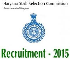 Haryana SSC Recruitment 2015