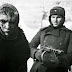 A German prisoner of war escorted by a Soviet soldier, Stalingrad, 1943