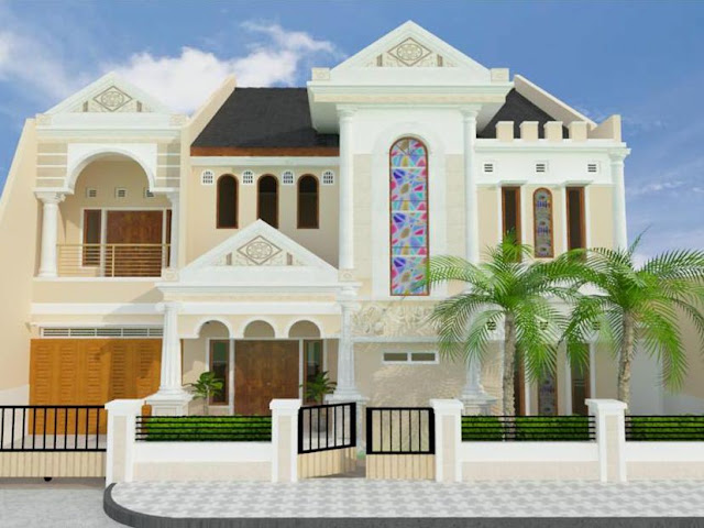 Gambar desain rumah eropa modern