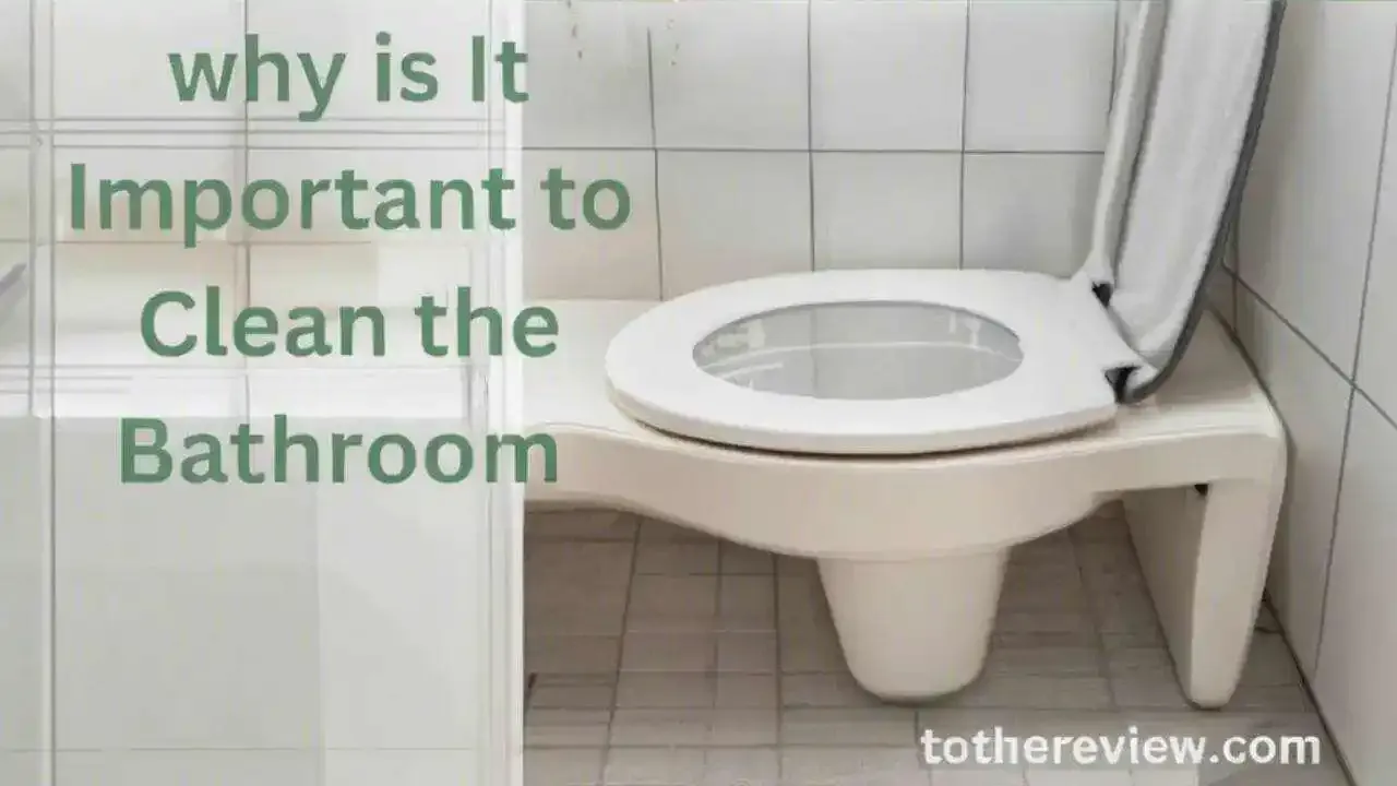 The image shows a bathroom setting, specifically focusing on a toilet.