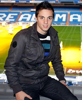 Pablo Sarabia at the Bernabeu Stadium
