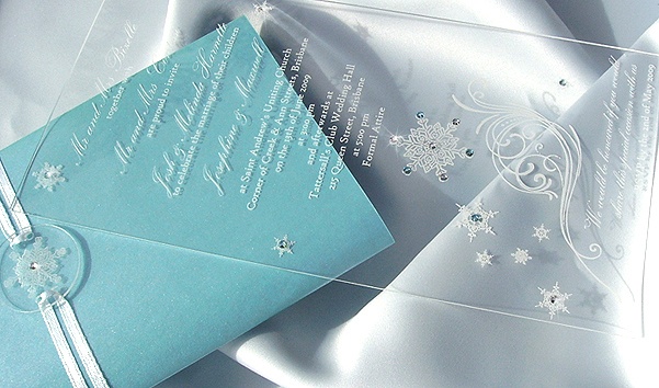 Engraved Wedding Invitation Card