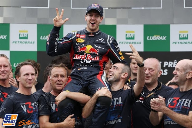 Vettel se convierte en tricampeón del mundo de Fórmula 1