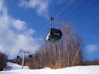 Gore's gondola earlier this winter. 

The Saratoga Skier and Hiker, first-hand accounts of adventures in the Adirondacks and beyond, and Gore Mountain ski blog.