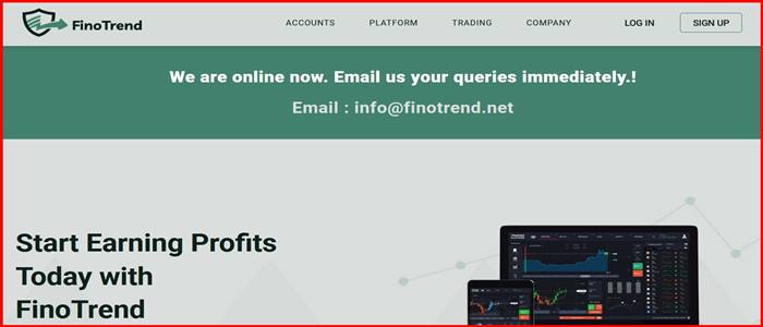 [Мошенники] finotrend.net – Отзывы, развод, обман! Брокер Fino Trend мошенник