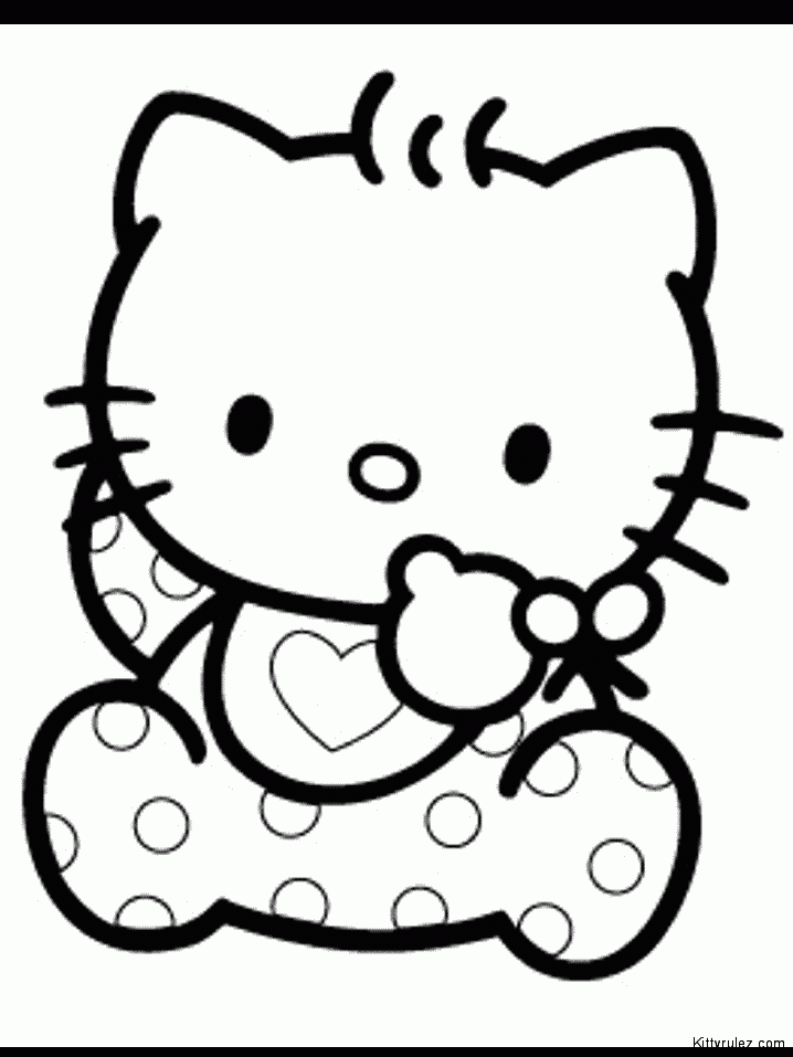 Download my picture: hello kitty coloring pages