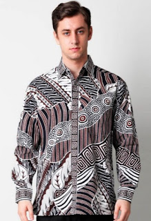 Model baju batik pria modern terbaru untuk guru