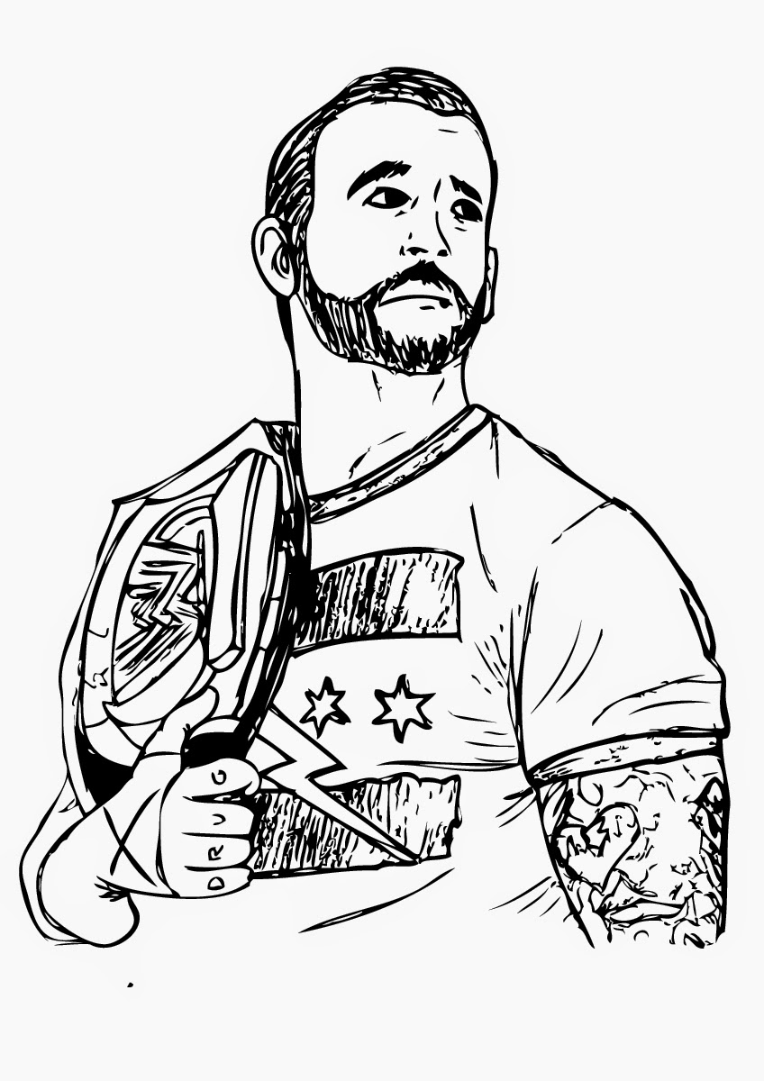 Wwe Coloring Pages 9