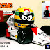 McLaren MP4-4 Ayrton Senna 1988 Pilotoons by F1 Paper