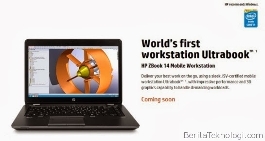 HP ZBook 14 Sebagai Ultrabook Workstation