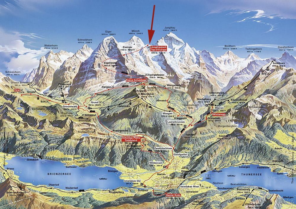 The Jungfrau massif 