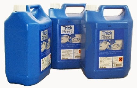 4 x 5 Litre Bottles of Professional Industrial Cleaning Bleach
