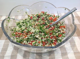 Tabbouleh Salad in a large bowl