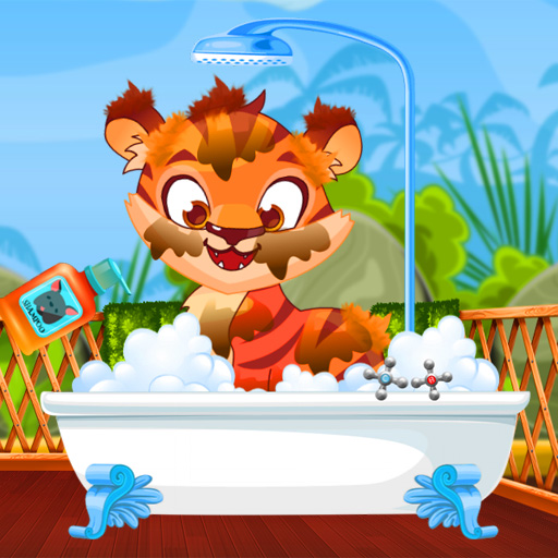 Cute Tiger Cub Care- Enjoy playing this games on gogy2 school!