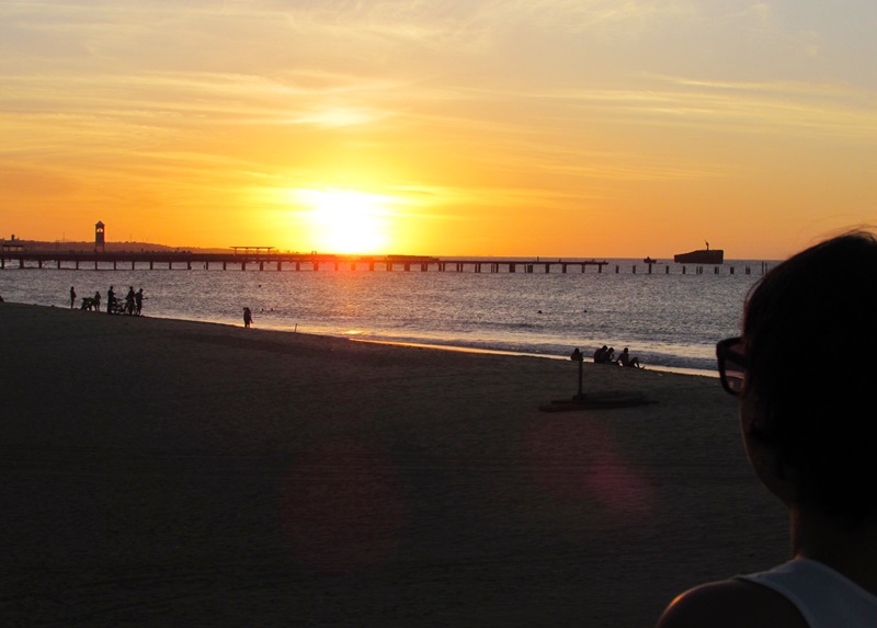 Pôr do sol em Fortaleza