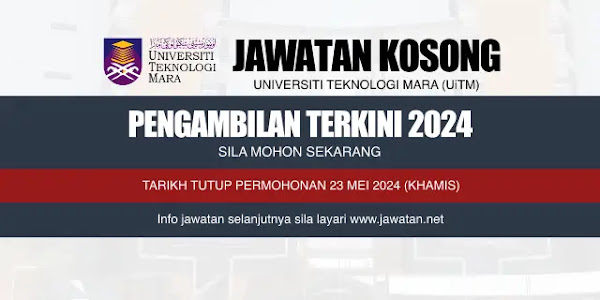 Jawatan Kosong UiTM Pahang 2024