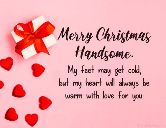 Romantic Christmas Messages for him