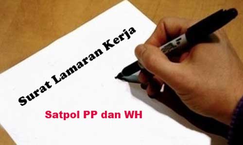 Gambar untuk Contoh Surat Lamaran Kerja Satpol PP dan WH Aceh Besar