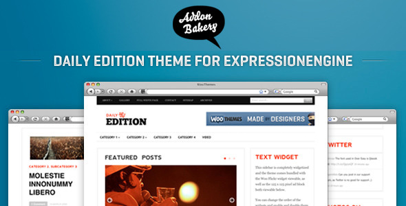Daily Edition - Magazine EE Theme - Blog / Magazine ExpressionEngine