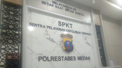 Bangunan SPKT Polrestabes Medan Kini Lebih Segar