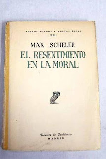 De Max Scheler a Ortega y Gasset. La debilidad femenina como resentimiento y rango vital inferior. Tomás Moreno