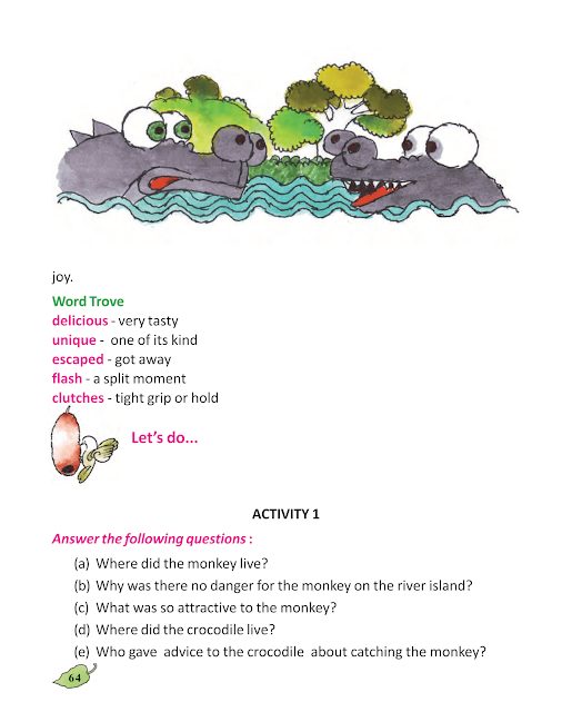 The Cleaver Monkey | Lesson 6 | পঞ্চম শ্রেণীর ইংরেজি | WB Class 5 English