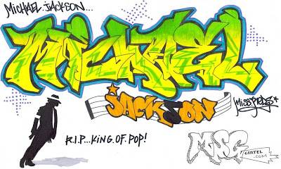 Graffiti Letters,Graffiti Michael Jackson