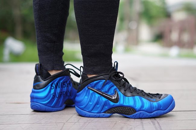 On Foot - Nike Air Foamposite Pro Hyper Cobalt