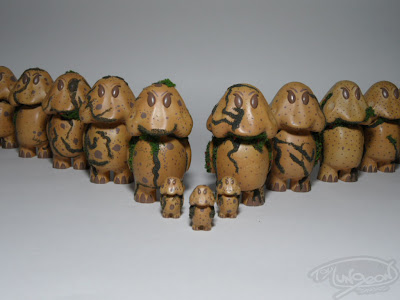 The Earth-Tone Forest Wanderer Sproglit Resin Figures by Toy Dungeon Studios