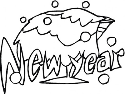 New Year 2011 Coloring Pages
