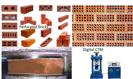 Perforated Bricks Compressive Strength Test As Per IS Code