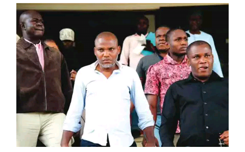 Nnamdi Kanu Appears In Court Today Over Treasonable Charges