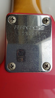 Fernandes revival L series neck plate