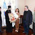 La intendente Fuentes recibió en el Salón de Acuerdos al arzobispo de la Iglesia Católica Ortodoxa