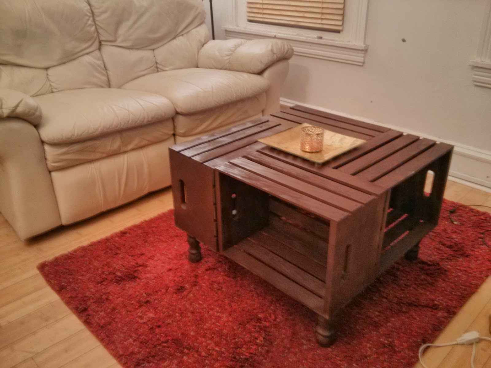 Mixed Media: DIY Repurposed Wine Crates Coffee Table