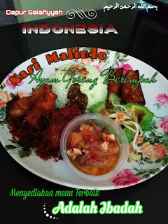 Resep NASI MALINDO + AYAM GORENG BEREMPAH