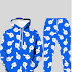 LW Men Cartoon Print Oversized Sweatsuit Set