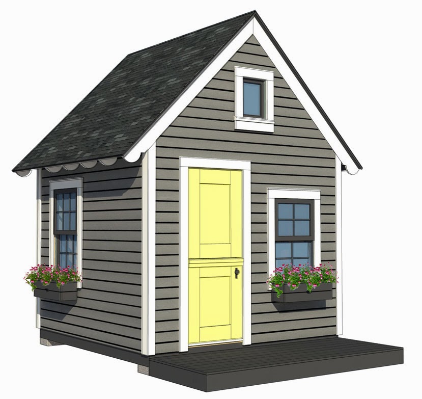APlaceImagined: 8'x8' Playhouse with Loft