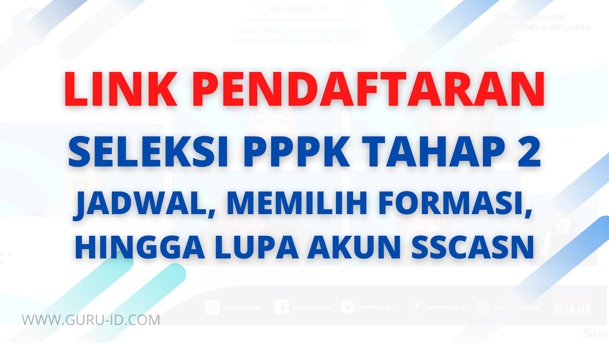 Link pendaftaran P3K tahap 2, Memilih Formasi, Hingga Reset password